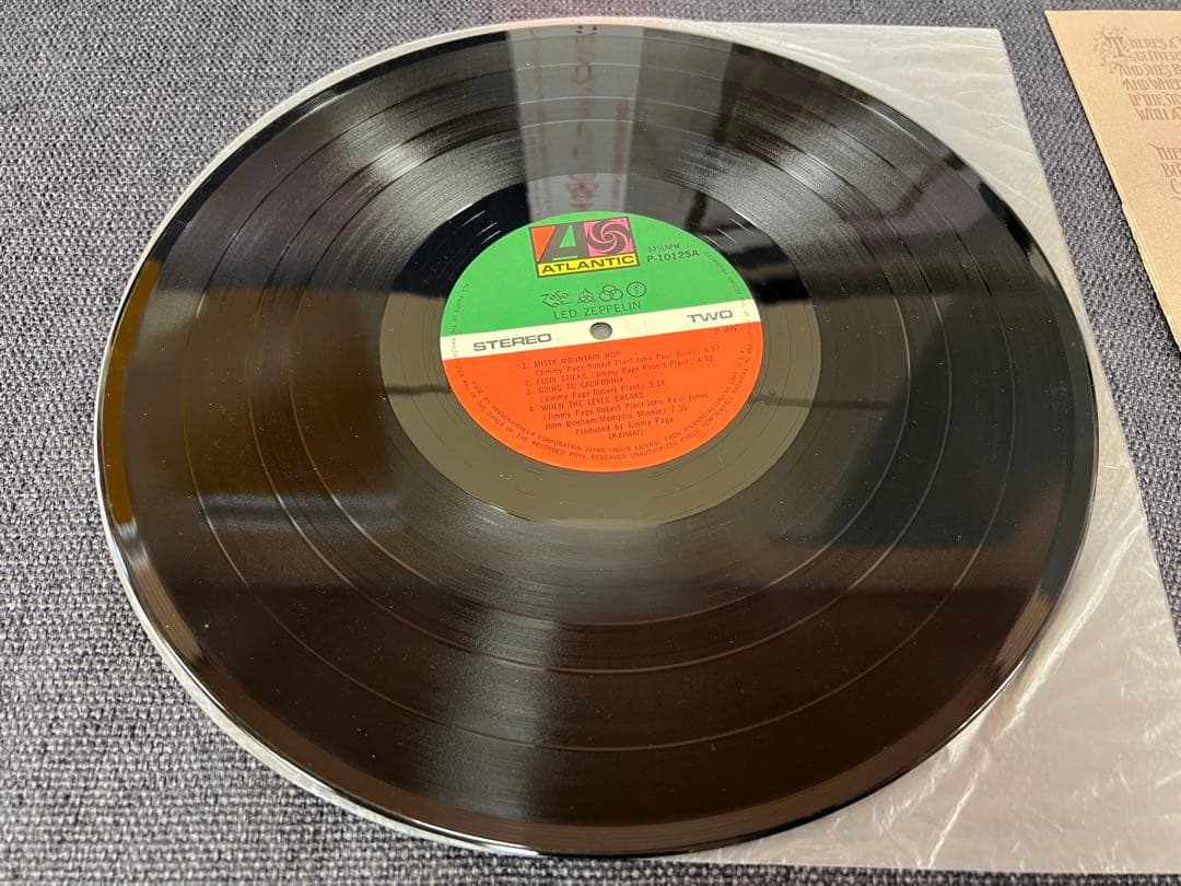 LED ZEPPELIN IV P-10125A 帯付 1971年盤 LP 洋楽