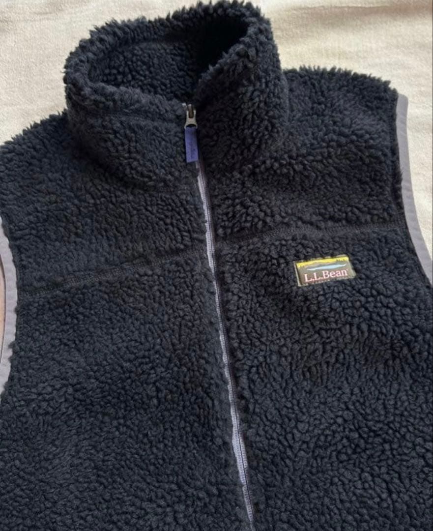 美品　llbean エルエルビーン　マウンテン パイル ボア フリース ベスト