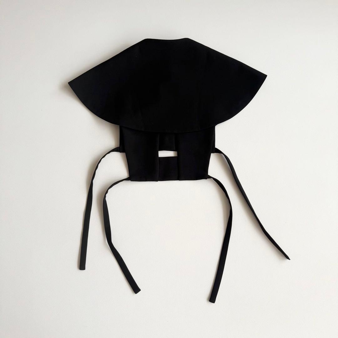 美品 【エンフォルド】COLLAR PARTS カラーパーツ つけ襟 ジレ 黒