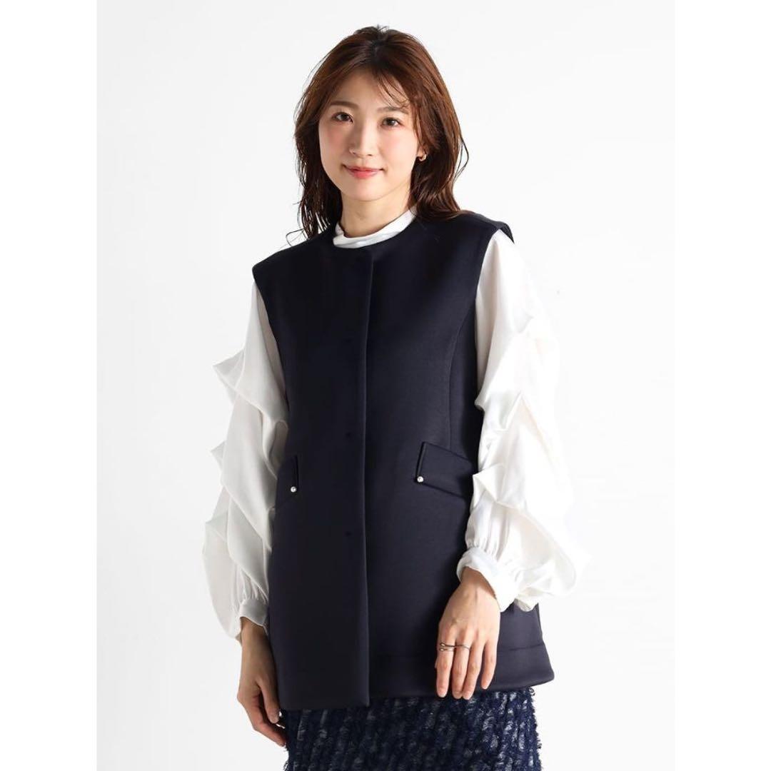 新品　YAMADAYA SONO マシュマロチュニックジレ 定価26400円
