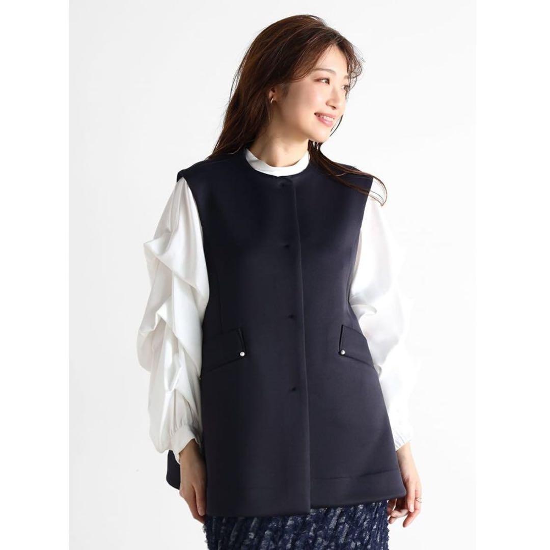 新品　YAMADAYA SONO マシュマロチュニックジレ 定価26400円