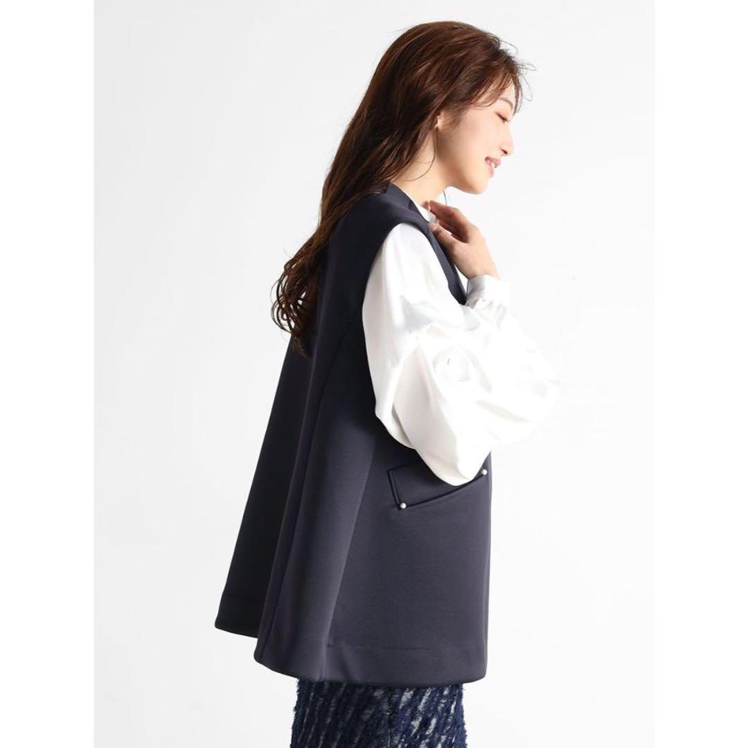 新品　YAMADAYA SONO マシュマロチュニックジレ 定価26400円