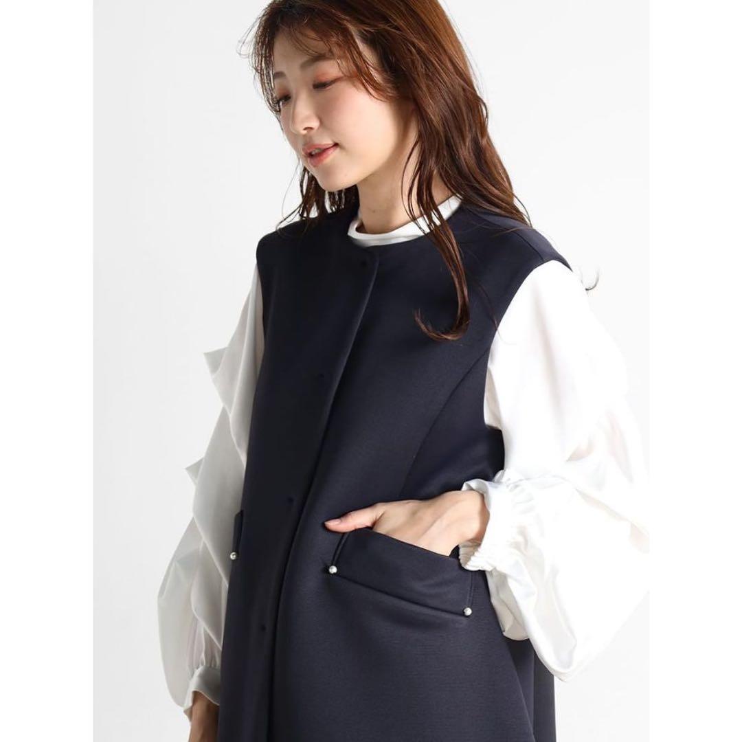 新品　YAMADAYA SONO マシュマロチュニックジレ 定価26400円