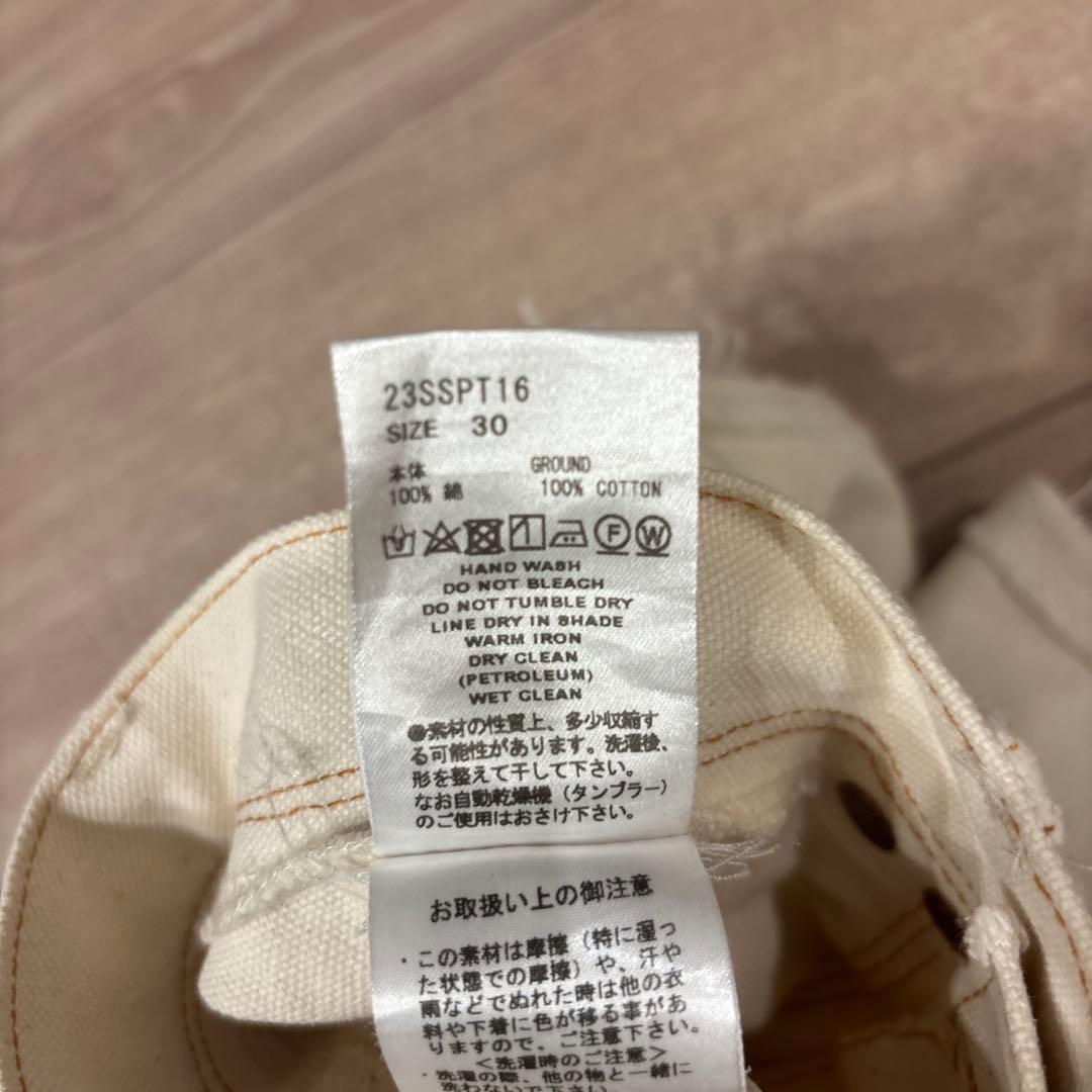 sugarhill シュガーヒル　クラシックデニム ダブルニー　30 カットオフ