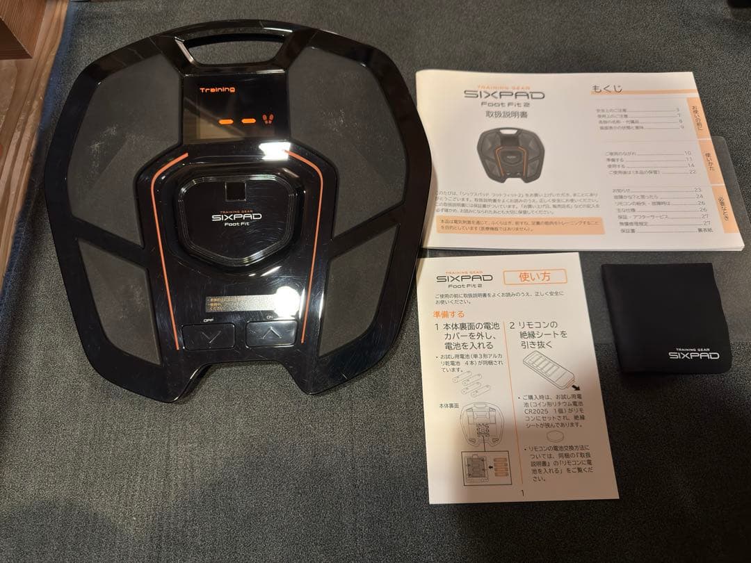 SIXPAD Foot Fit 2 フットフィット 中古 電池新品 交換済み