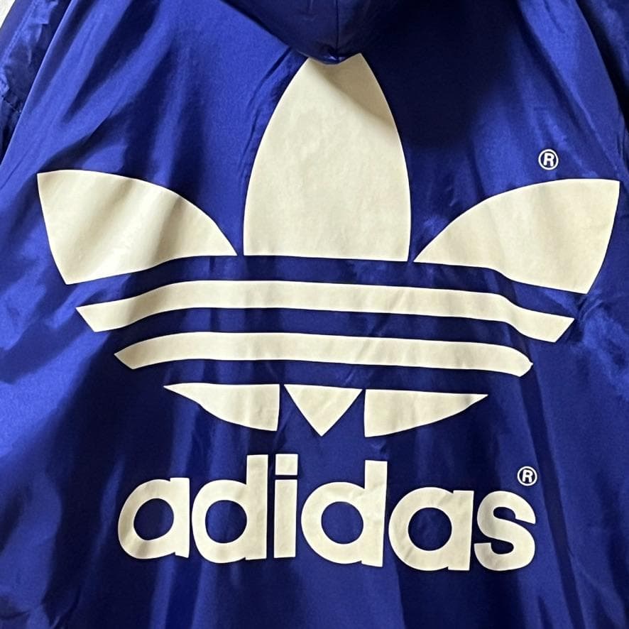 【希少】adidas アディダスオリジナルス バックロゴ ベンチコート