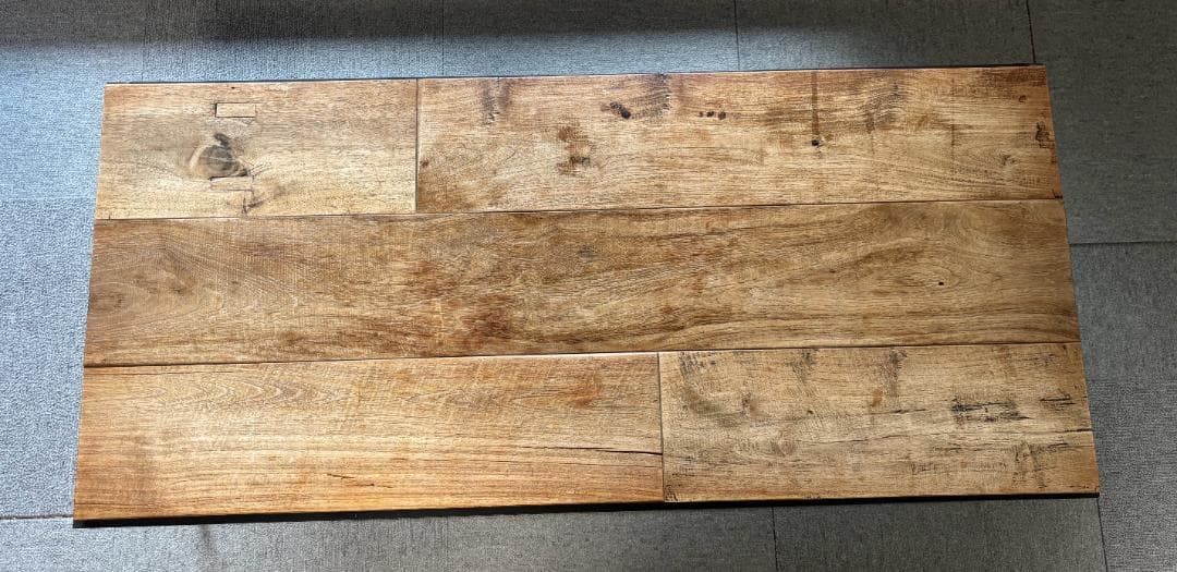 IDEE FRAME TABLE 古材の無垢材 1200 × 550 × 360
