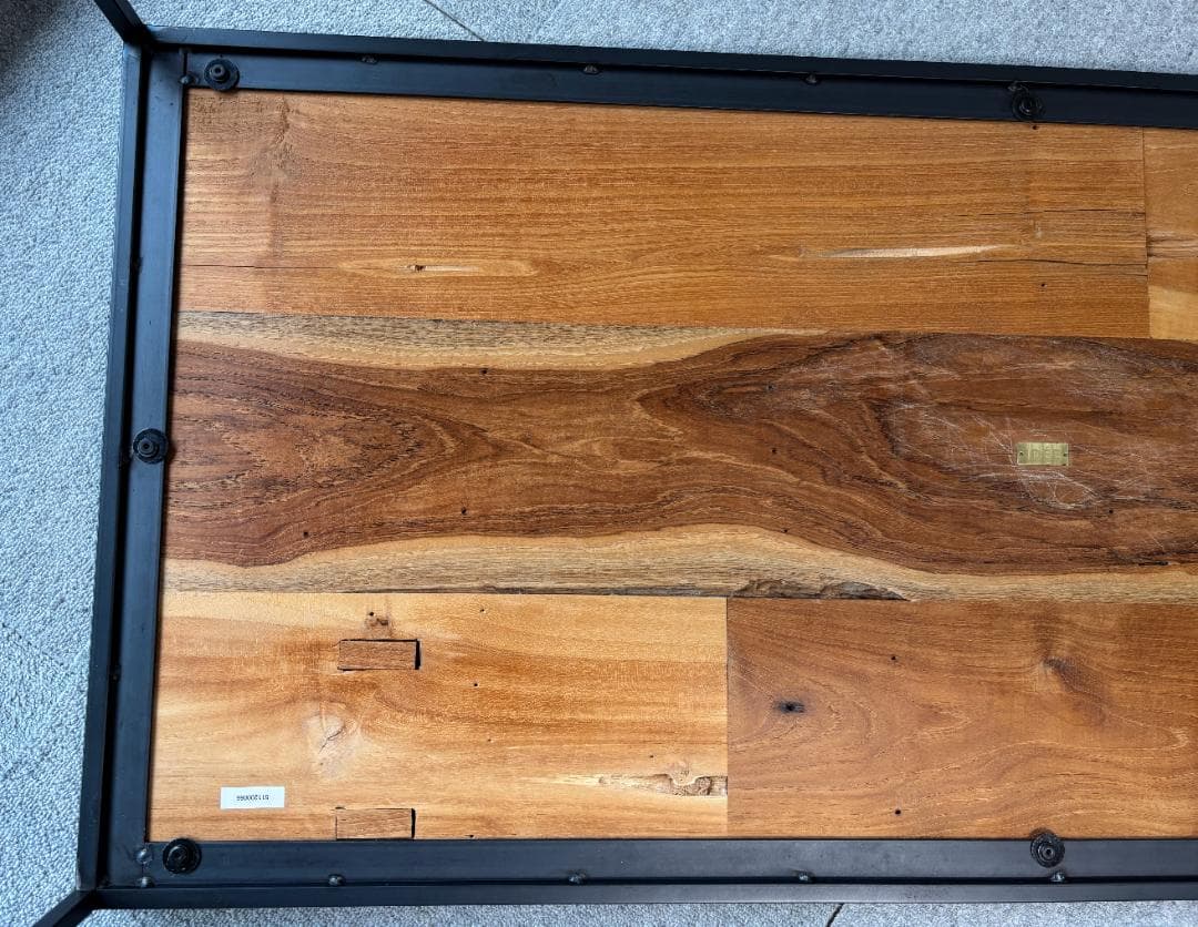 IDEE FRAME TABLE 古材の無垢材 1200 × 550 × 360
