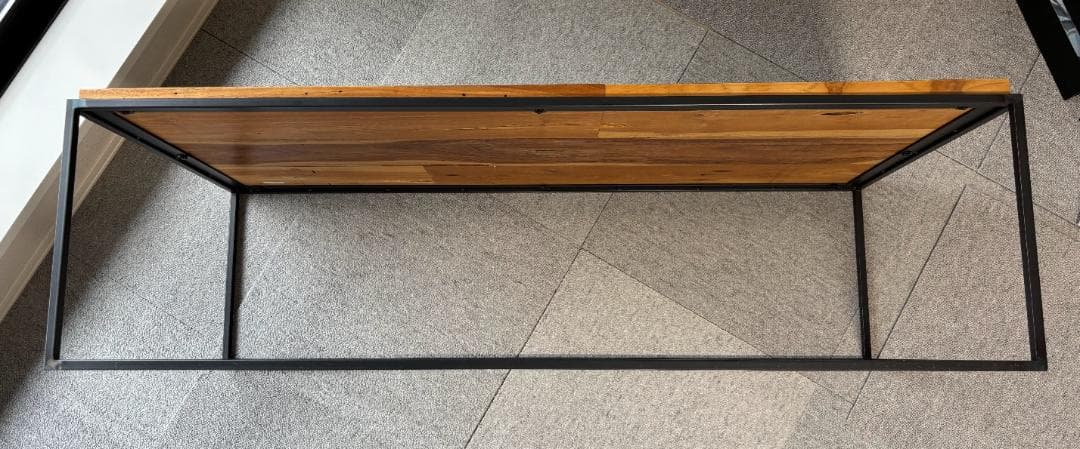 IDEE FRAME TABLE 古材の無垢材 1200 × 550 × 360