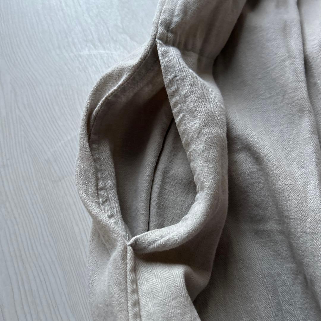 プランテーション 製品染め　ロングシャツワンピース
