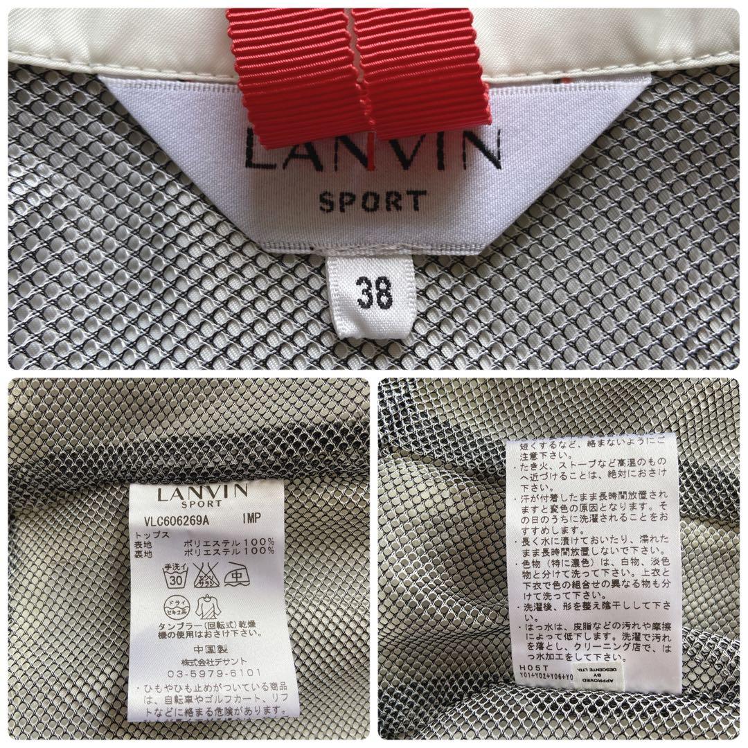 ランバンスポール　4wayナイロンゴルフワンピース　38 袖スカート着脱可能
