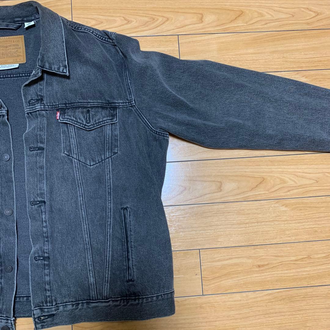 LEVI'S デニムジャケットBLACK XL