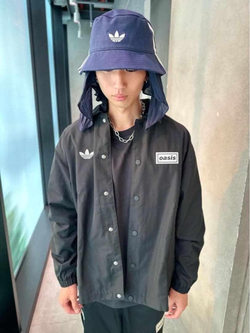 大きいサイズ　定価以下　adidas oasis バケットハット　ネイビー　XL