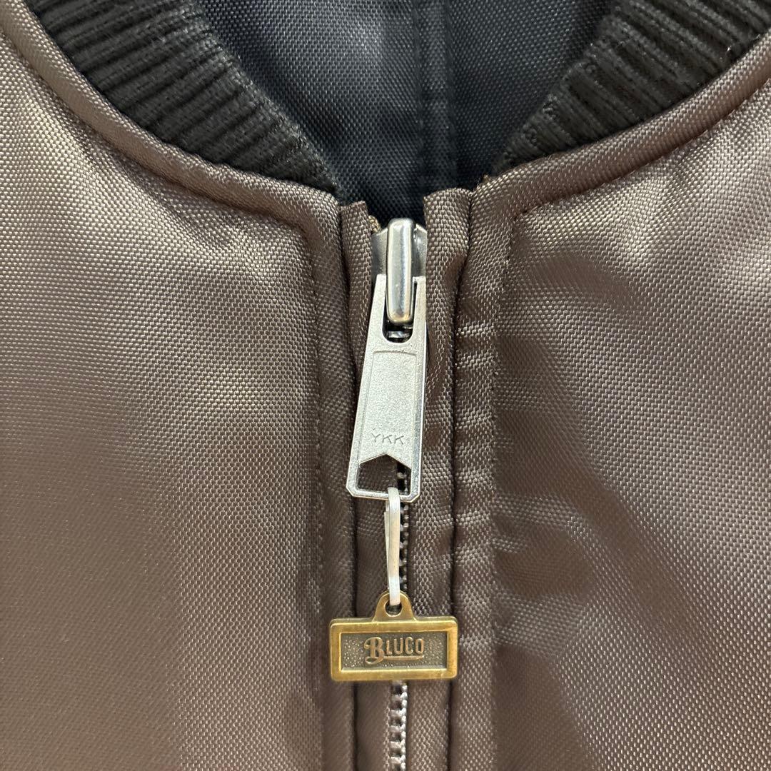 BLUCO RIB VEST ワークベスト 試着のみ 美品 サイズM ブラウン