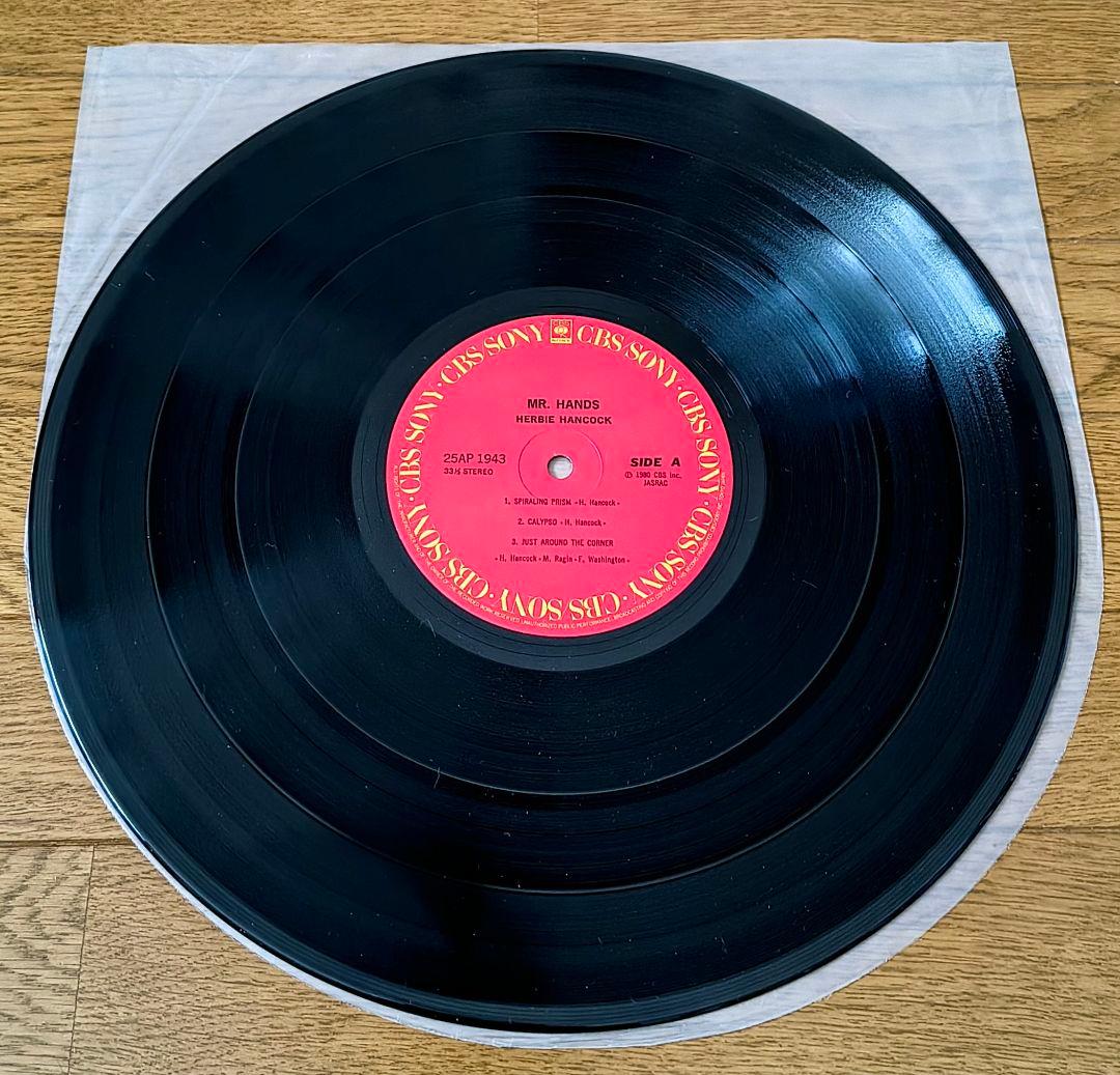 『希少LP』Herbie Hancock Mr. Hands アンケートハガキ入
