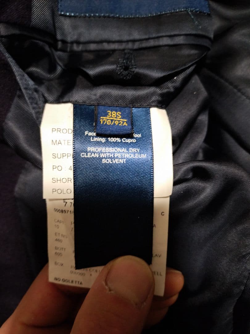 POLO RalphLauren ブレザー 38S ポロラルフローレン