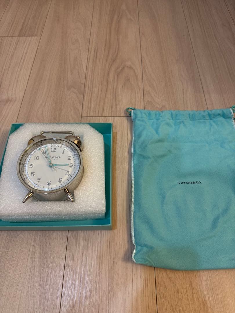 Tiffany & Co. アラーム時計 シルバー