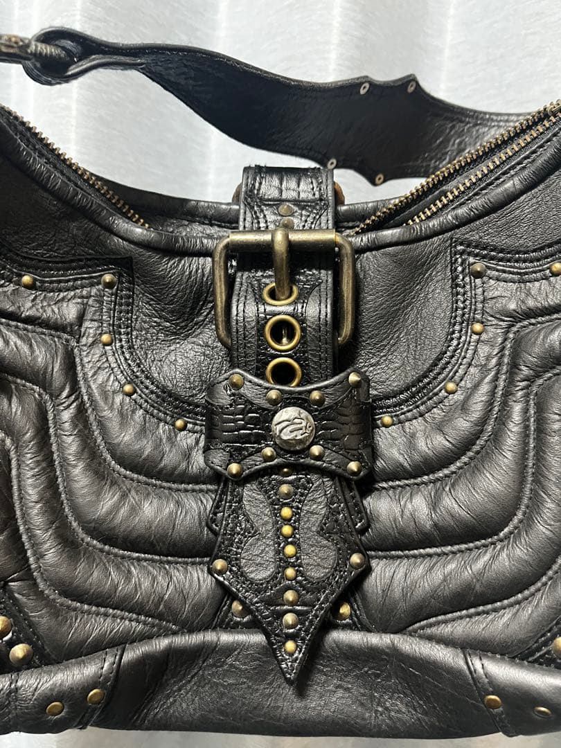 kmrii 本革 Serpent Ring Leather Handbag