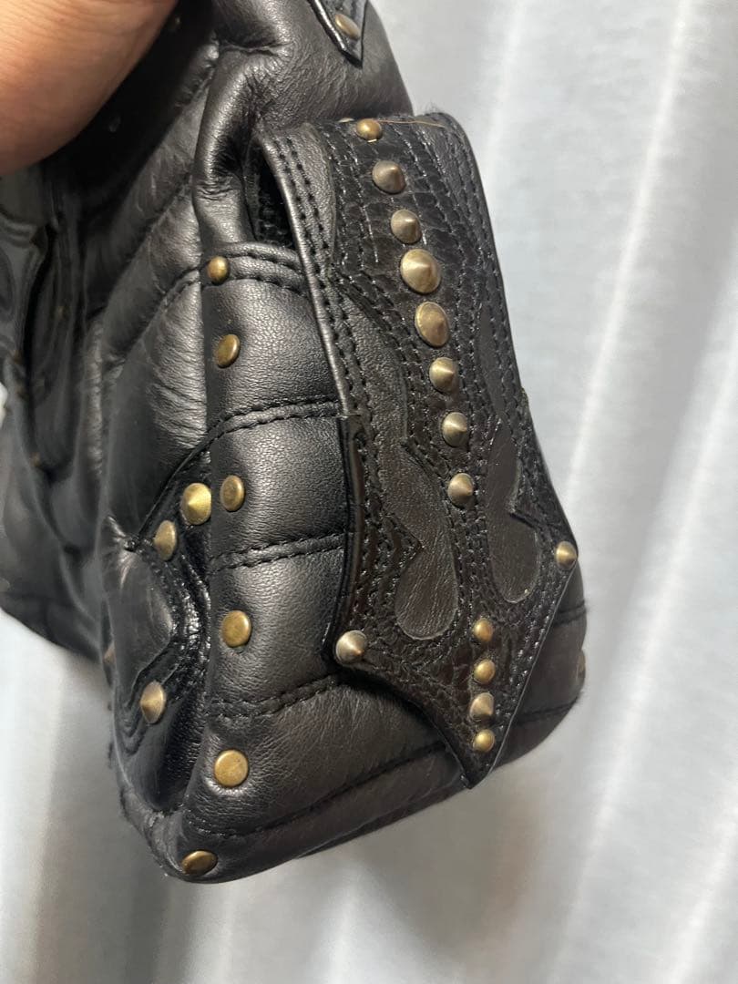 kmrii 本革 Serpent Ring Leather Handbag