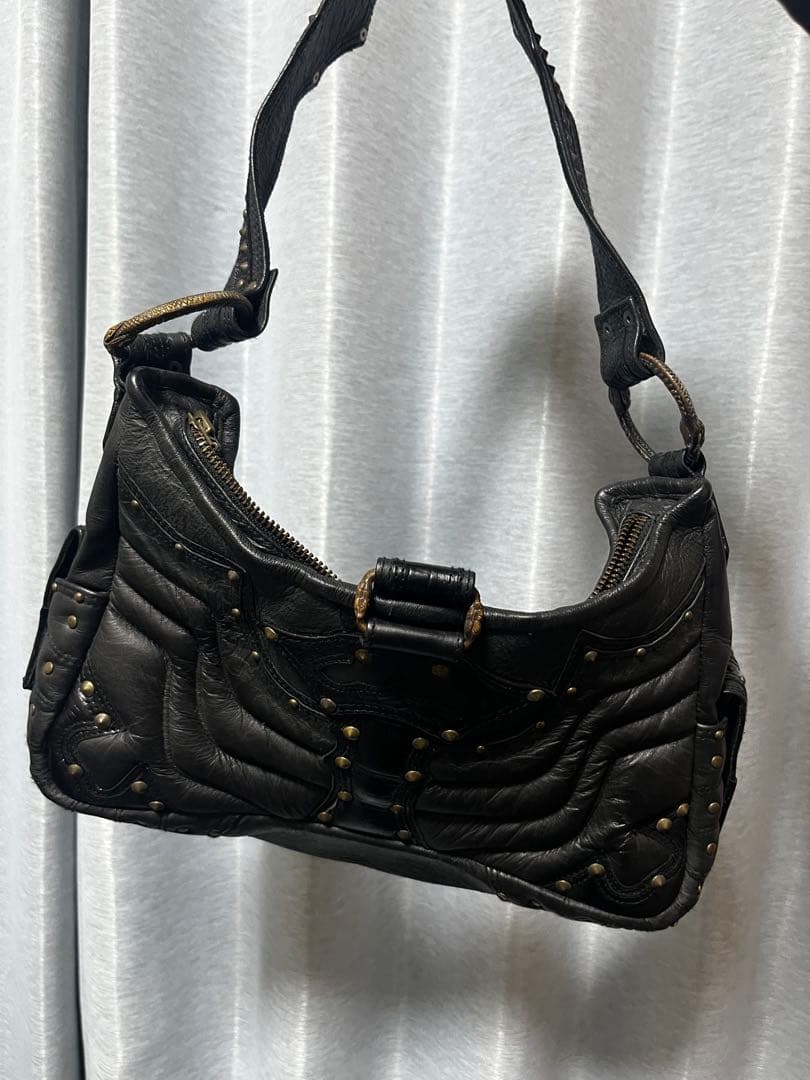 kmrii 本革 Serpent Ring Leather Handbag