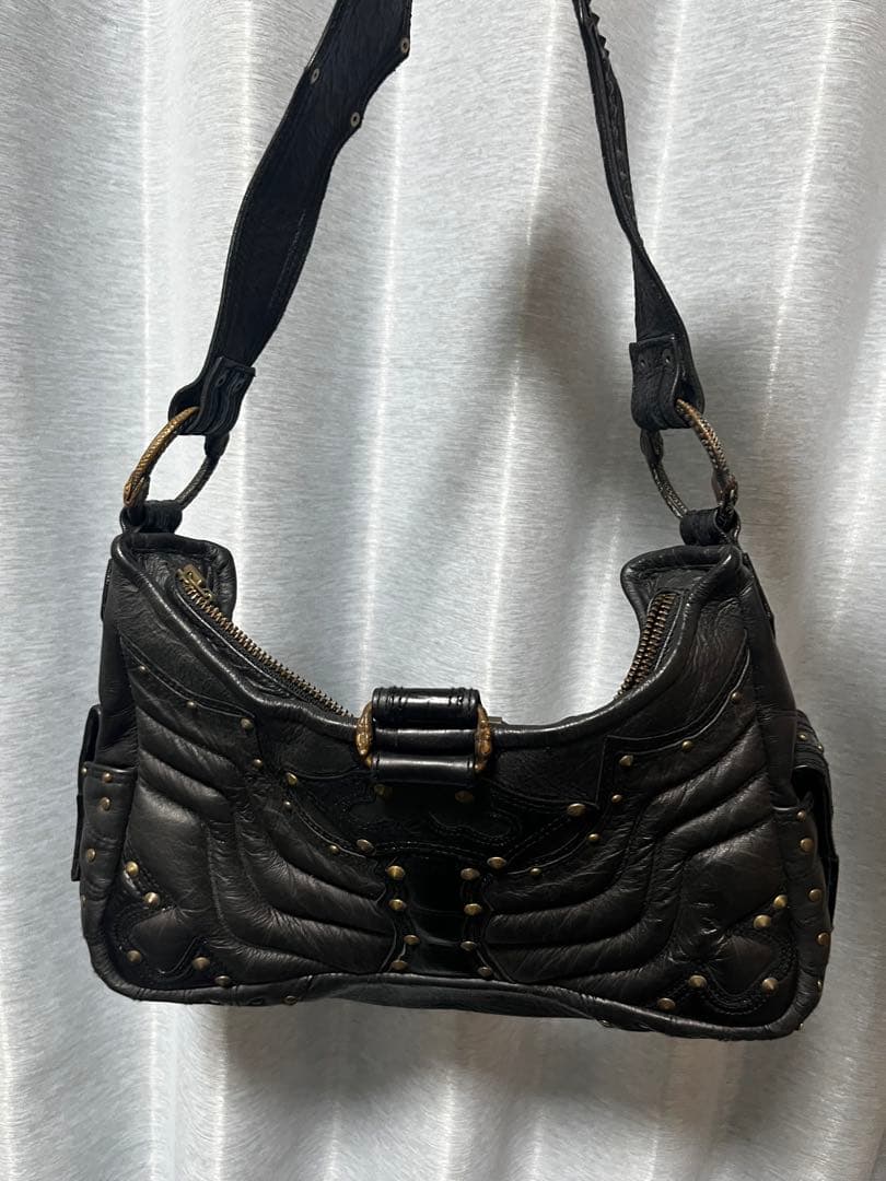 kmrii 本革 Serpent Ring Leather Handbag