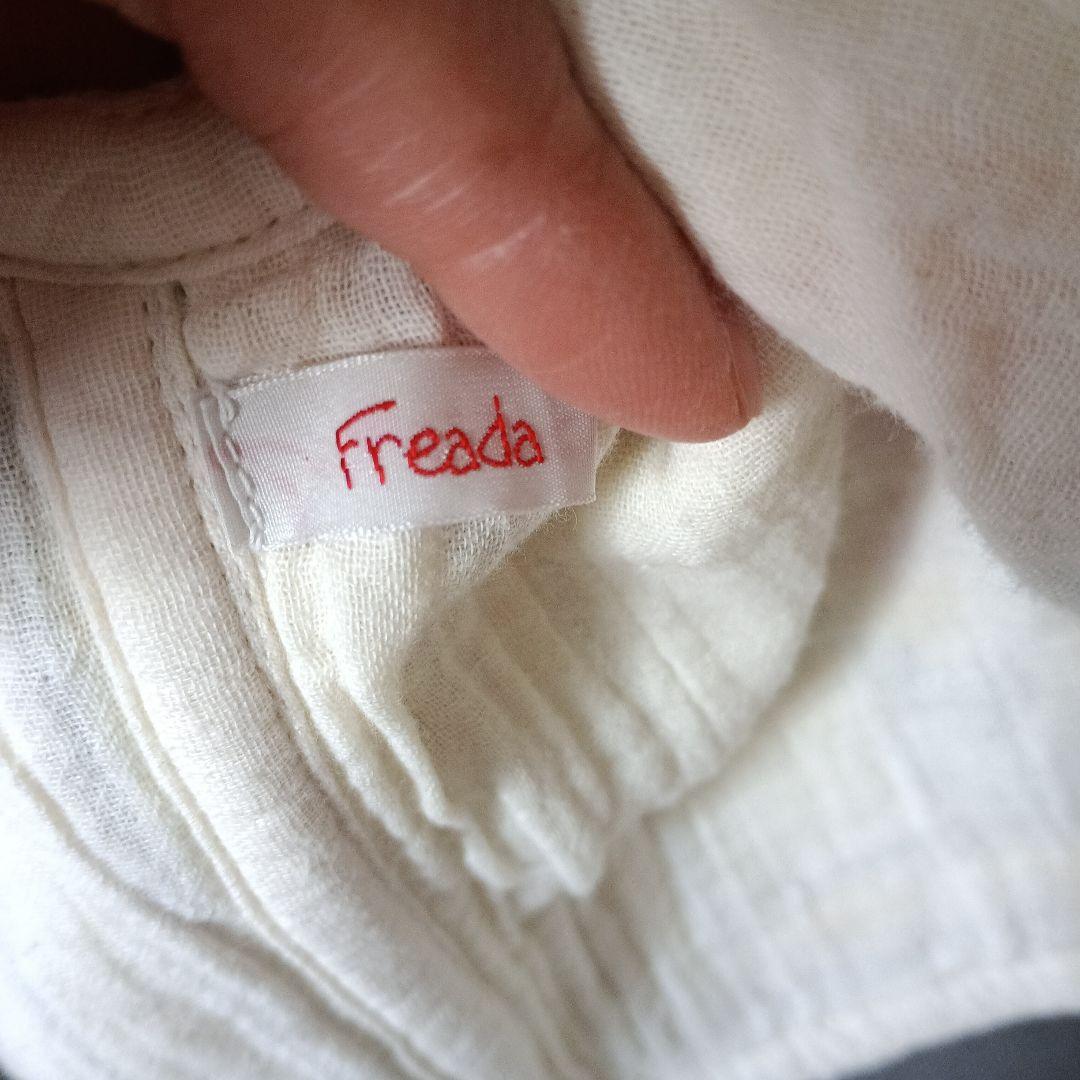 Freada/フリーダ 刺繍　ガーゼキルトベスト