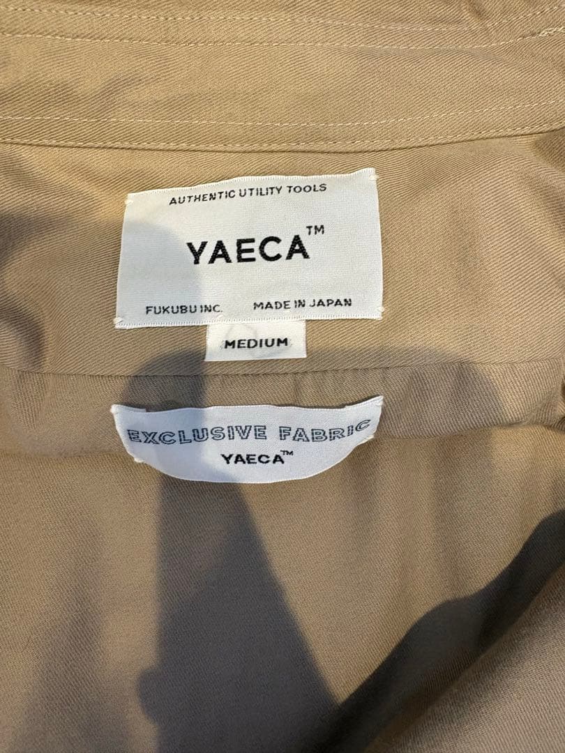 YAECA WOMEN / コンフォートシャツ　ワイド　（PADDING）