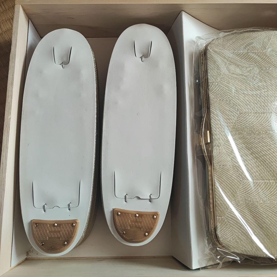 草履と亀甲型バッグのセット