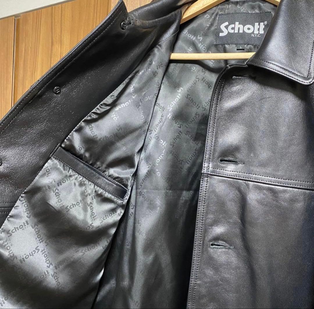 nano universe 別注 Schott カーコート L