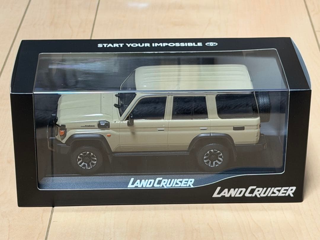 非売品 トヨタ ランドクルーザー70 1/30 カラーサンプル用ミニカー
