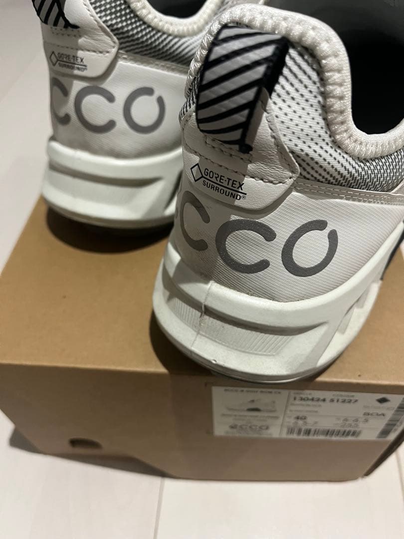 限定値下げ！ECCO ゴルフシューズ「BIOM C4」モデルホワイト25㎝