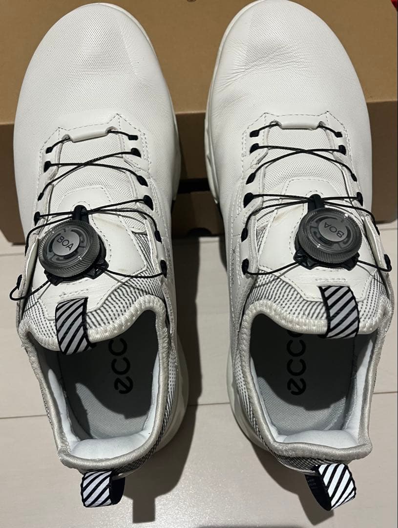 限定値下げ！ECCO ゴルフシューズ「BIOM C4」モデルホワイト25㎝