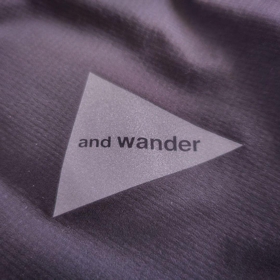 アンドワンダー フリース ベスト パーカー 3 L グレー andwander