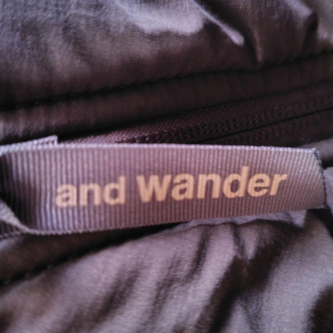 アンドワンダー フリース ベスト パーカー 3 L グレー andwander