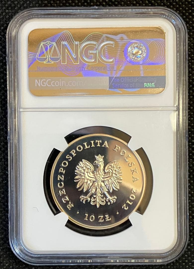 ポーランド 2012 プルーフ10 Zloty 銀貨 NGC PF68UC