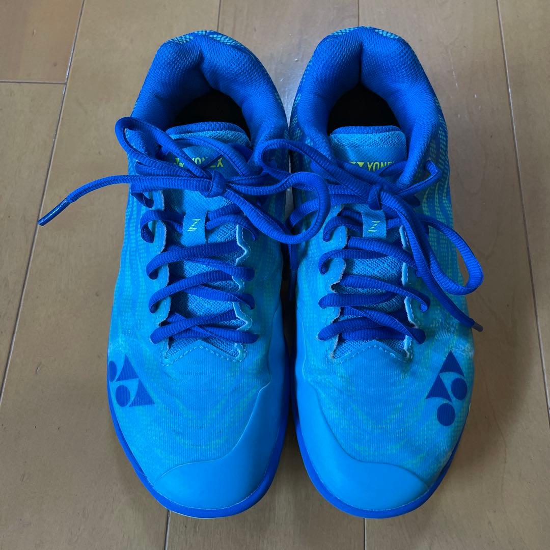 YONEX バドミントンシューズ 青23.5cm
