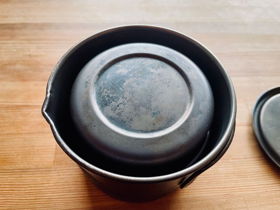 TOAKS ULチタンポット550ml+375 ml（ブラック）