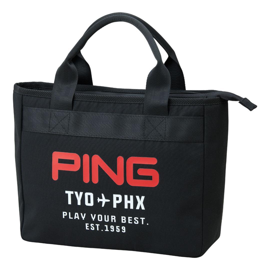 PING ラウンドトート/ブラック