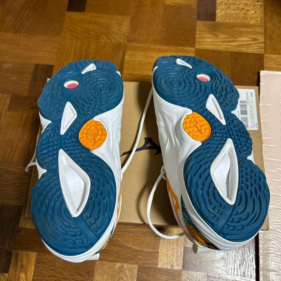 Mizuno バレーボールシューズ ホワイト/マルチカラー