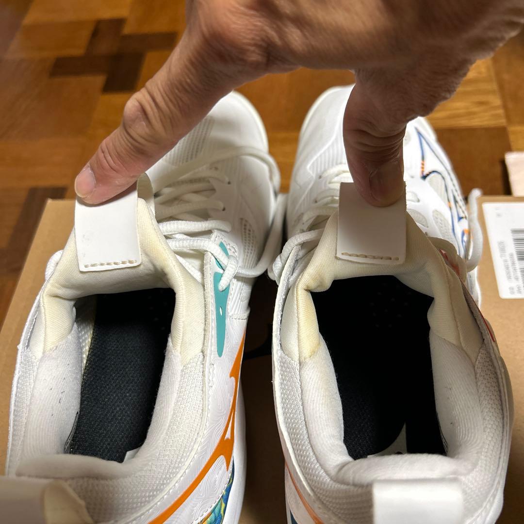 Mizuno バレーボールシューズ ホワイト/マルチカラー