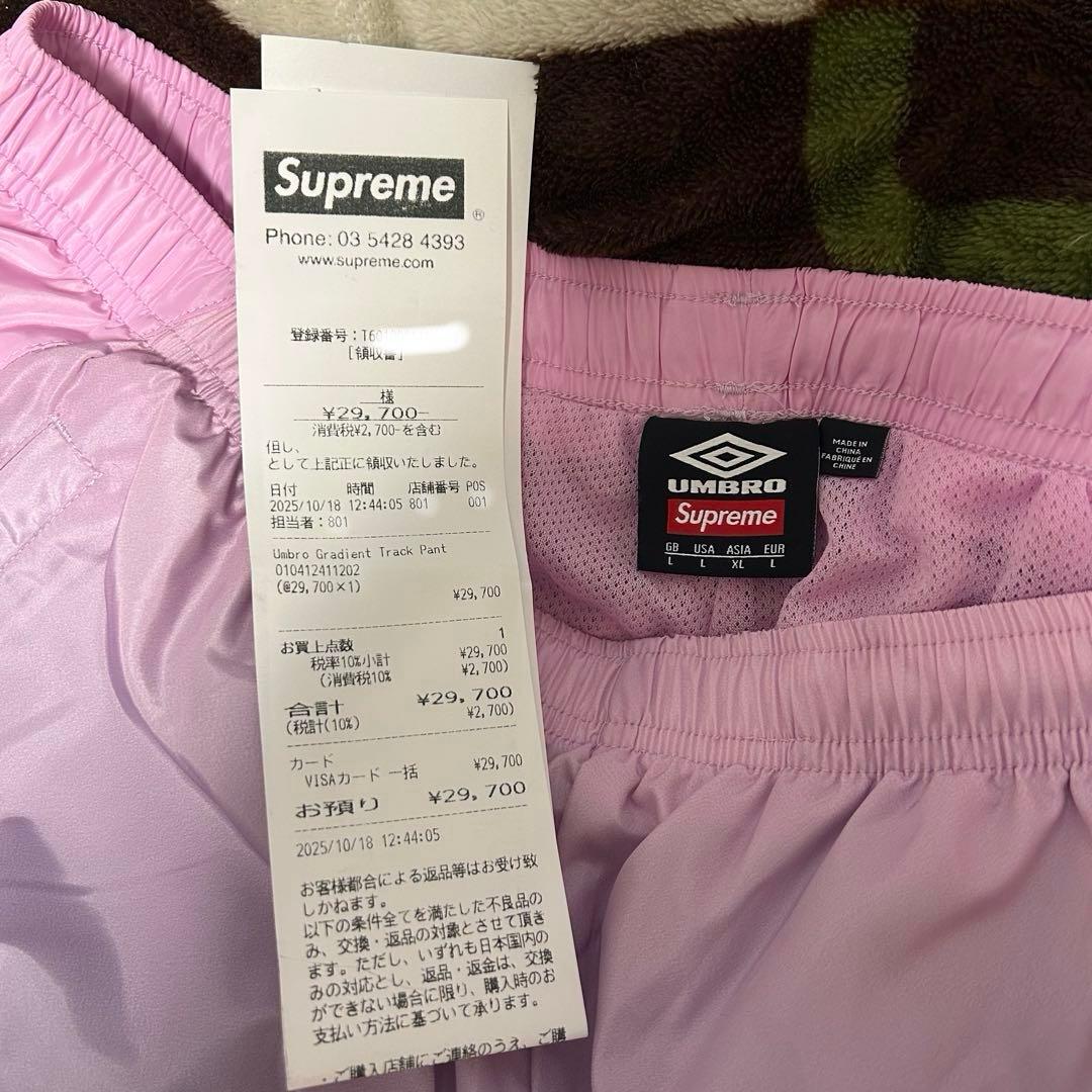 T*s様 Supreme@/Umbro@ Gradient Track Pant