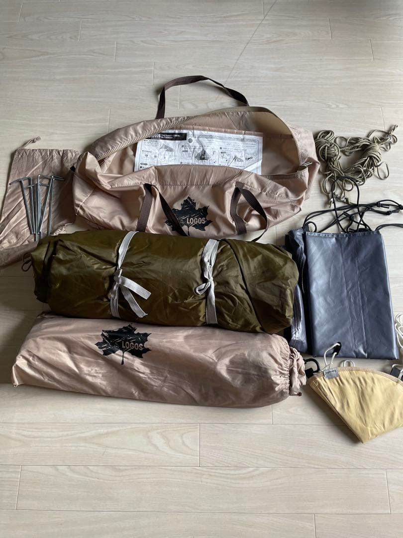（まーる）ロゴスTradcanvas Tepee&タープ、インナーマット付