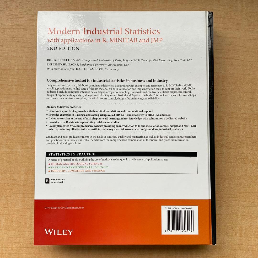 洋書 Modern Industrial Statistics