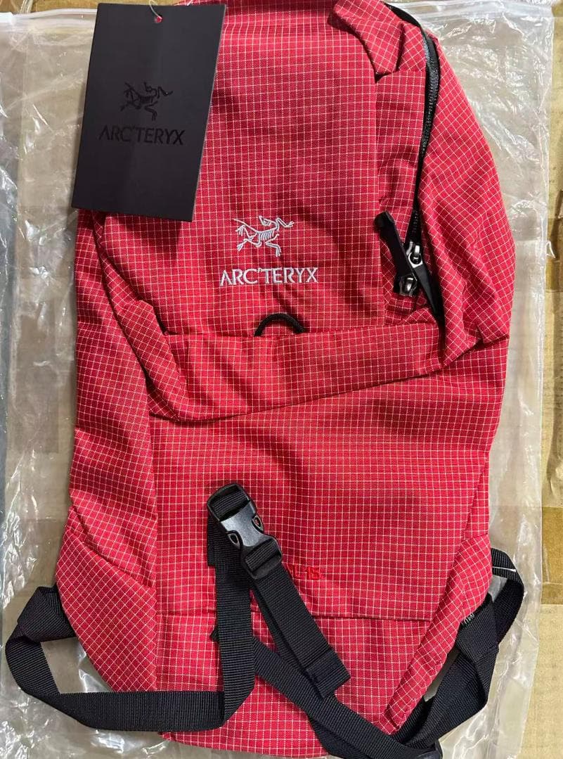 即日発送 `~ ARC'TERYX レッドチェックリュック