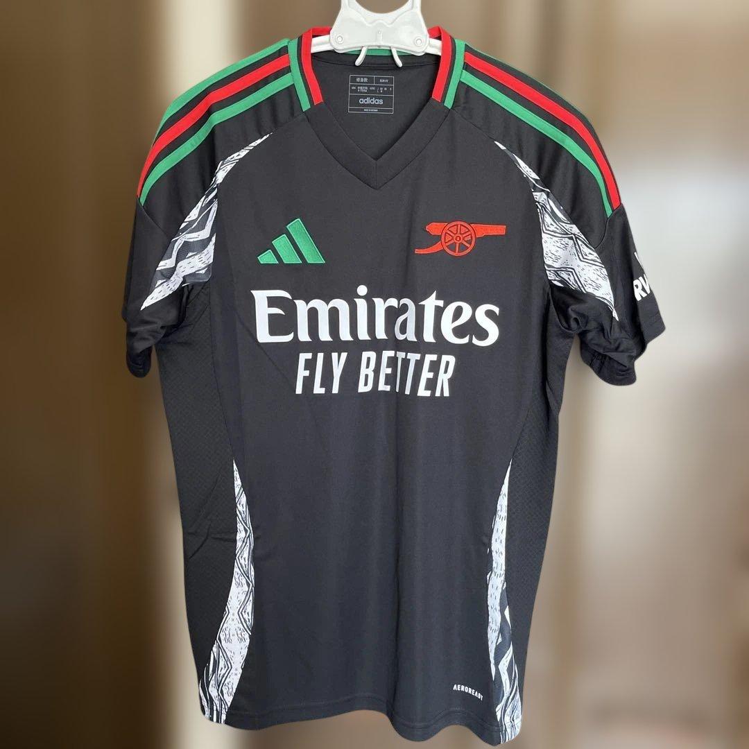 新品タグ付き　アーセナル adidas ブラックユニフォーム Ｌサイズ