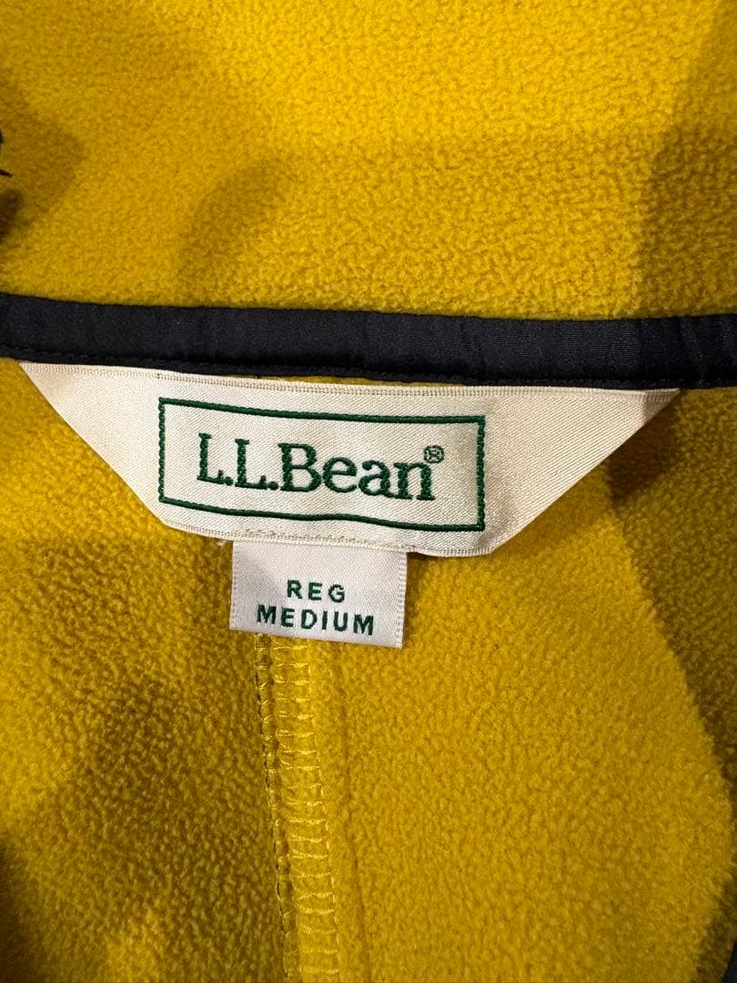 エルエルビーン フリース ベスト 黒 used