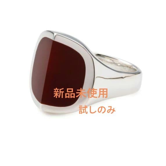 ヒロタカ　EQUINOX-ピラミッド カーネリアン リング Mサイズ 15号