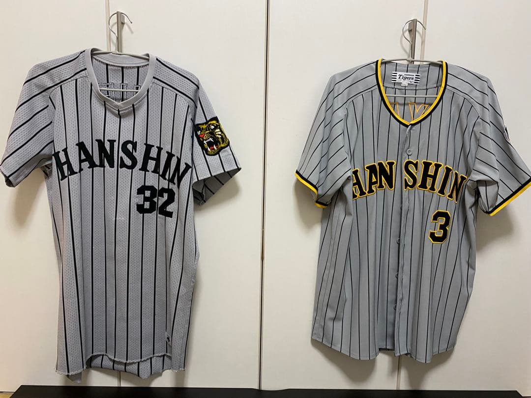 【オーダー品】阪神タイガースユニフォーム旧型ビジター　坪井智哉　デサント試合用