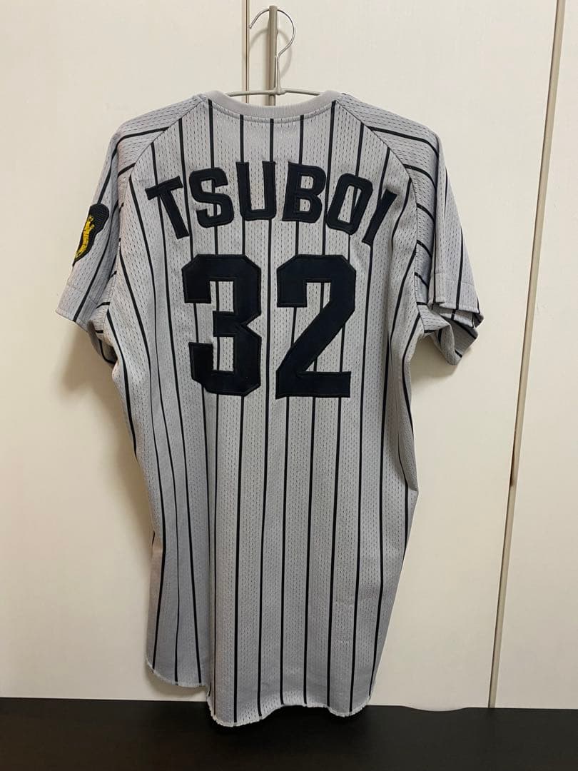 【オーダー品】阪神タイガースユニフォーム旧型ビジター　坪井智哉　デサント試合用