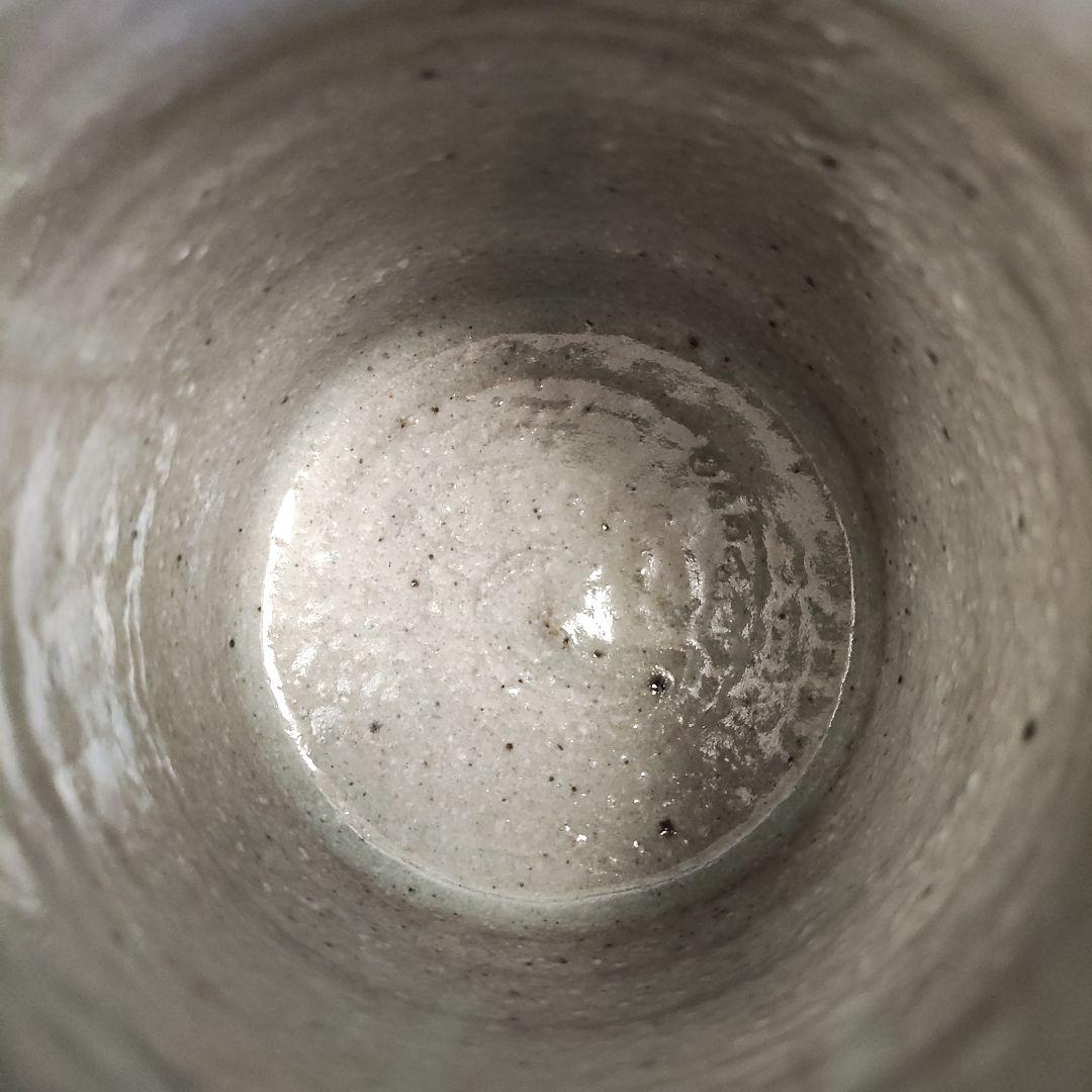 大迫みきお　忍釉湯呑、灰釉ぐい呑　常滑焼　竹内公明　江崎一生